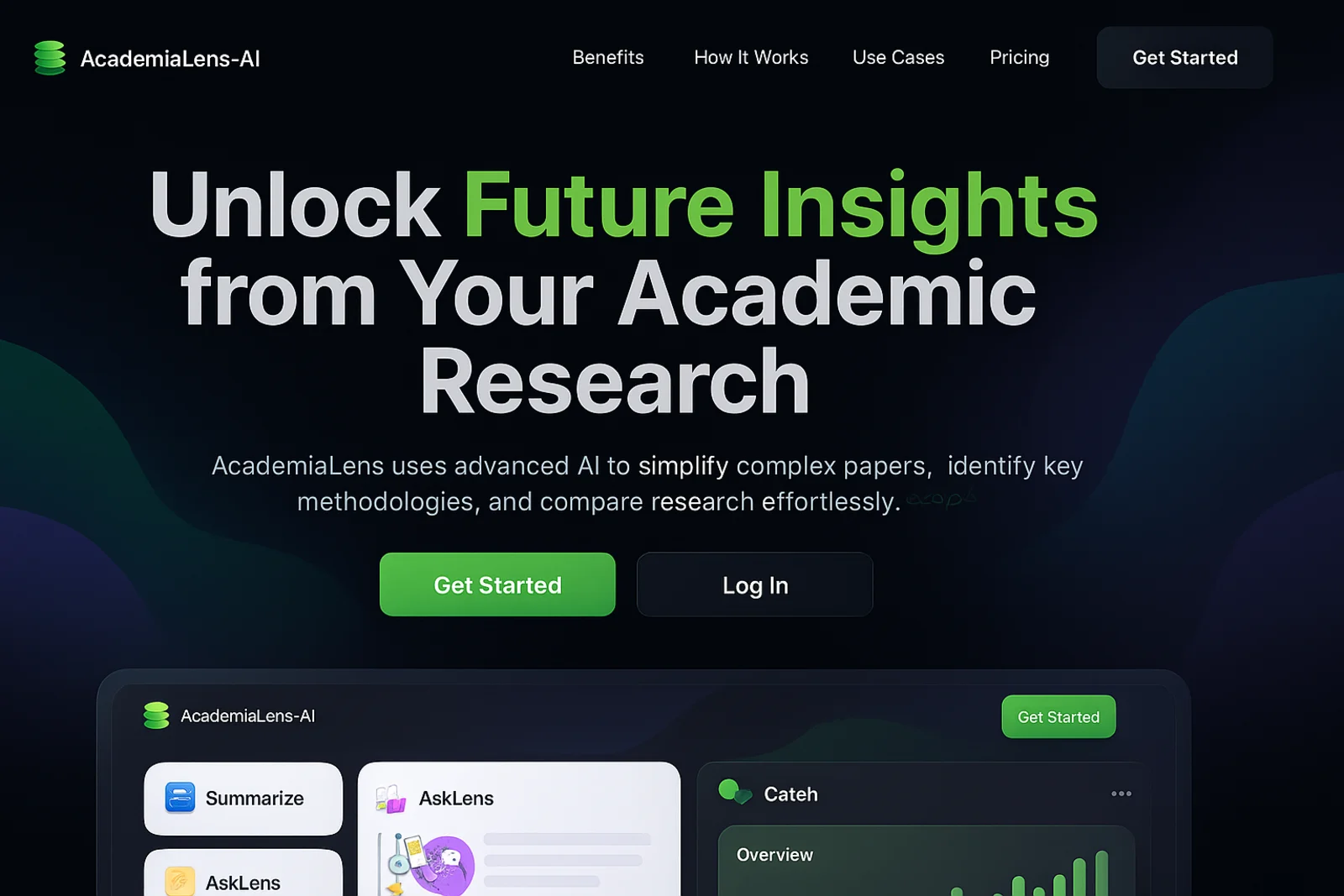 AcademiaLens interface